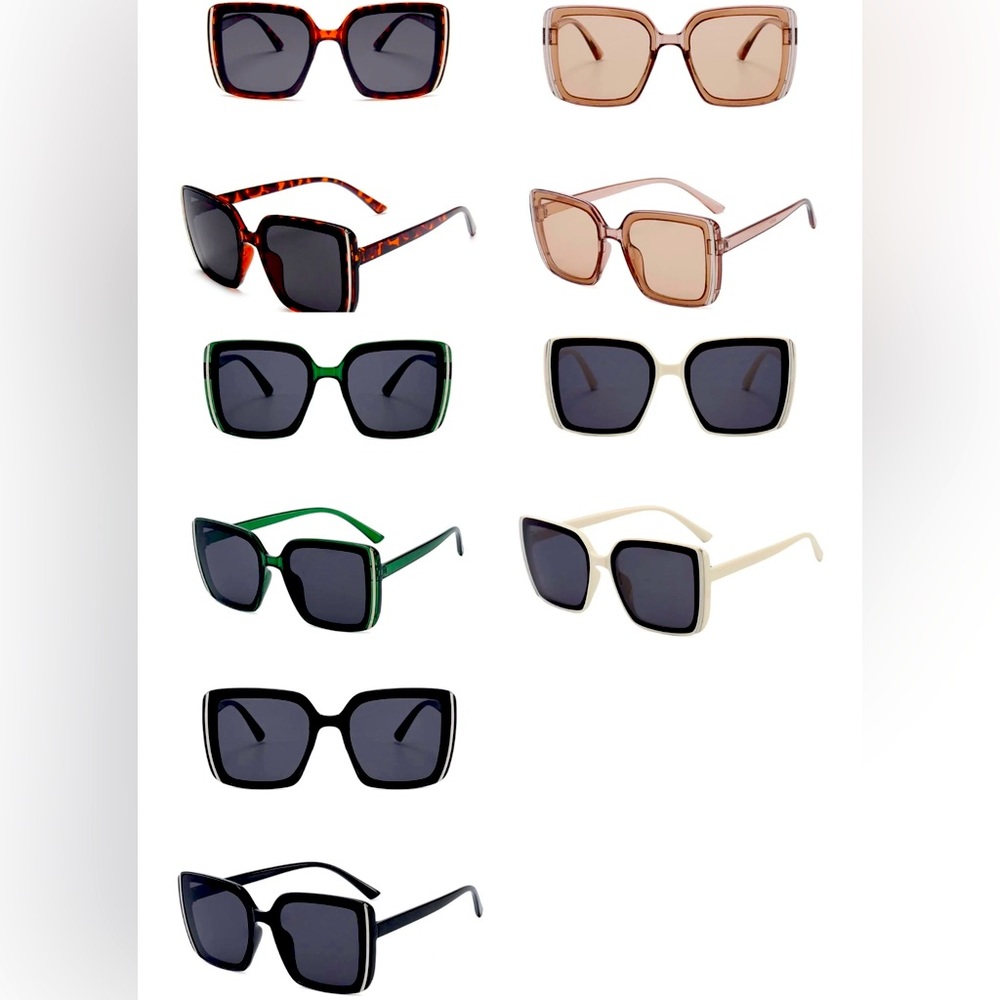 Square frame sunglasses